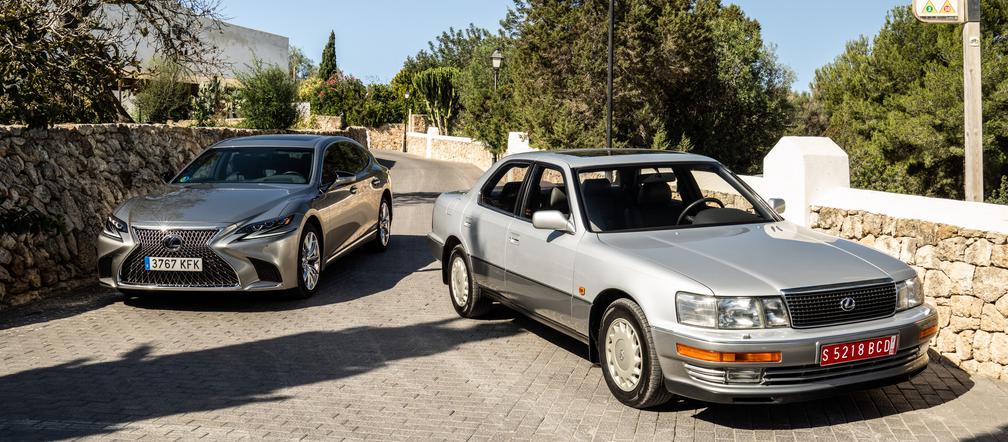 Lexus LS - pierwsza i piąta generacja