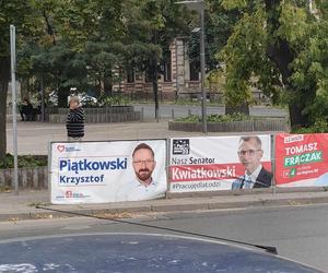 Łódź tonie w plakatach wyborczych. Kto jest odpowiedzialny za ich późniejsze usunięcie?