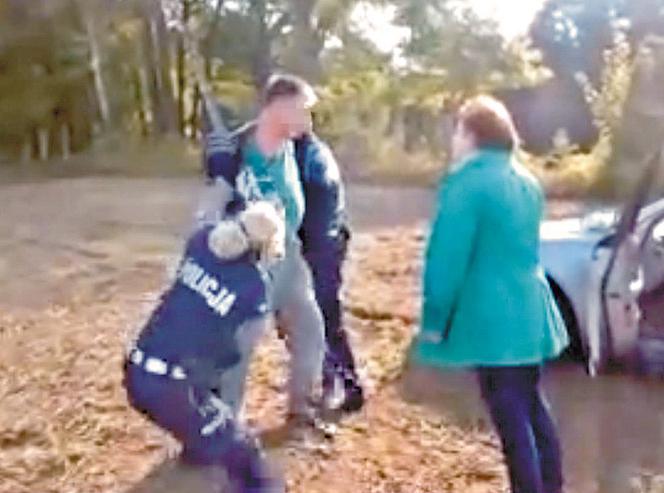 Naród podziwia interwencję policjantów