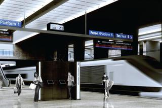 Nowy Dworzec Centralny - czyste, efektowne perony