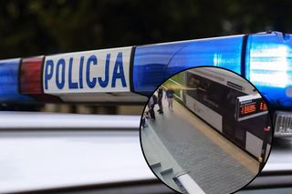 Gaz pieprzowy rozpylony z jadącego tramwaju. Policja zatrzymała dwóch nastolatków