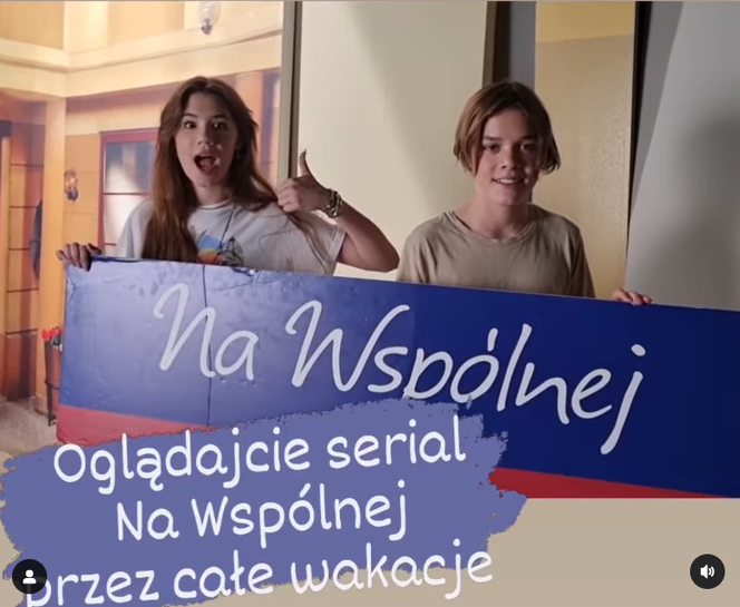 Na Wspólnej na planie: Mania (Zuzanna Kaszuba), Ignacy (Bartek Kaszuba)