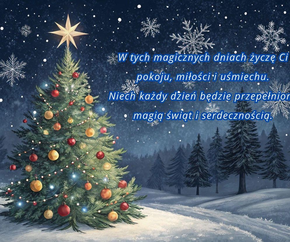 Kartki na Boże Narodzenie. Obrazki świąteczne do wysłania SMS, Whastapp. Pobierz kartki na Boże Narodzenie 2025 r [24.12.2025]