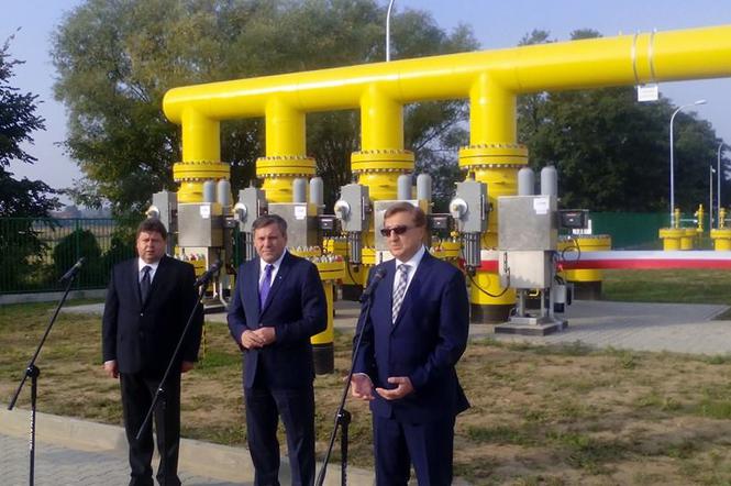 Uroczyste otwarcie gazociągu