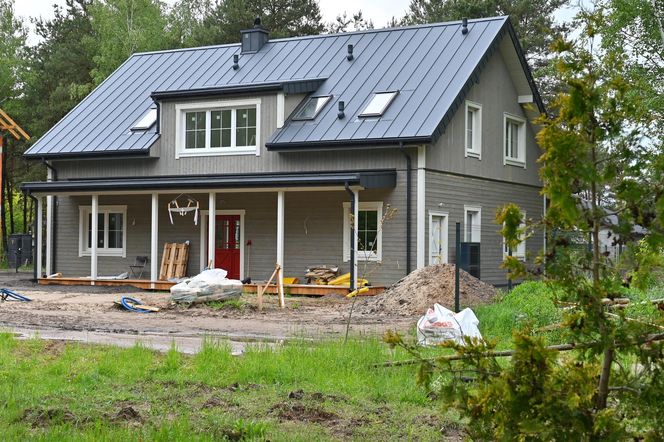 Dom prefabrykowany - stan początek maja