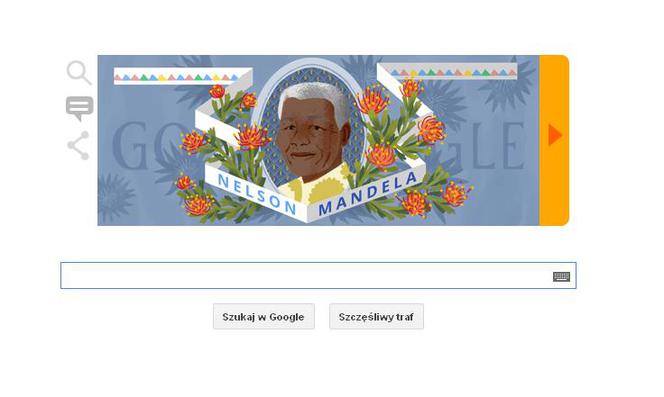 Google Doodle Nelson Mandela