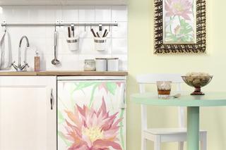 OZDOBY, DEKORACJE KUCHNI - Zrób to sam: kolorowa kuchnia, dekoracja ściany i lodówki