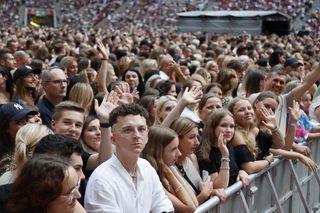Koncert Jennifer Lopez w Warszawie (25.07.2025) - część druga. Organizatorem koncertu jest Prestige MJM