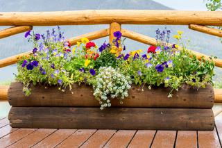 Kwietniki drewniane - jak zrobić kwietnik z drewna na balkon i taras