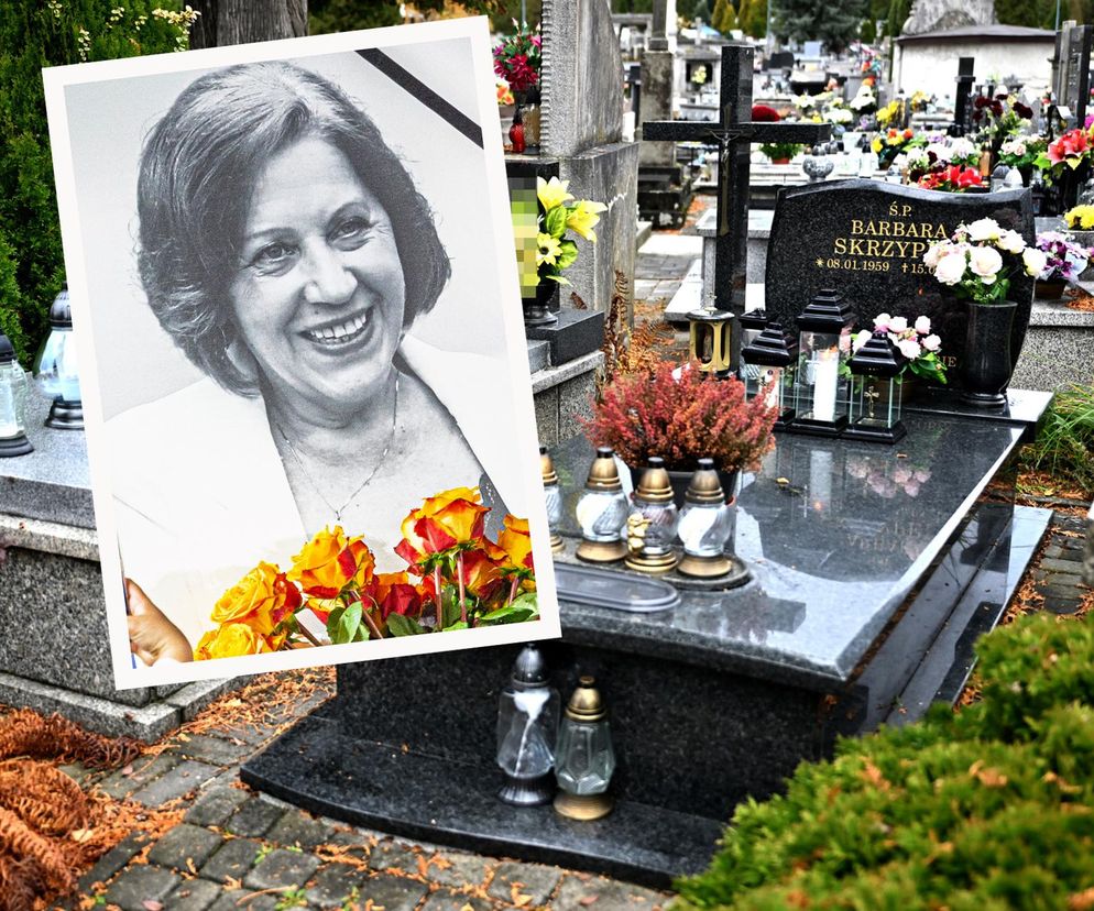 Tak wygląda grób Barbary Skrzypek