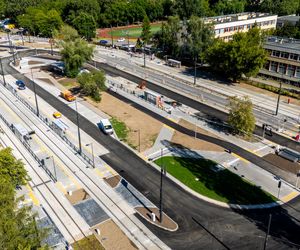 Tramwaj na Stegny w Warszawie w przeddzień otwarcia