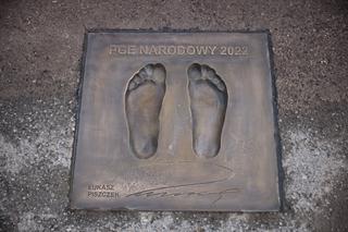 Odsłonięcie nowych tablic w Alei Gwiazd Piłki Nożnej na PGE Narodowym