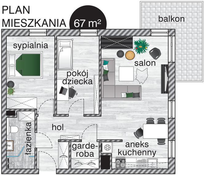 Plan mieszkania