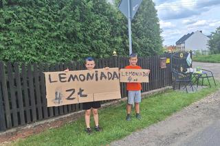 Młodzi tarnogórzanie sprzedają lemoniadę