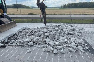 Remont betonowej S8 Polichno - Studzianki