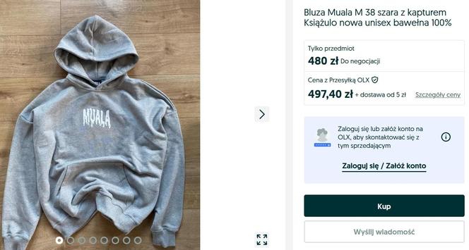 Internauci odsprzedają bluzy Książula