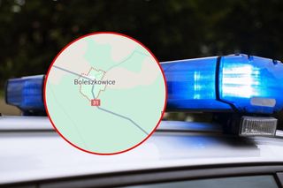Tragiczny wypadek samochodowy pod Boleszkowicami. Nie żyją dwie osoby