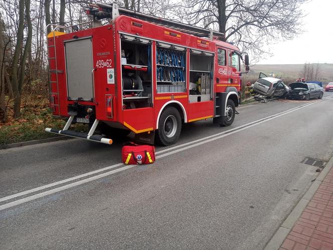 Wypadek pod Starachowicami! Matka z 1,5 rocznym dzieckiem w szpitalu! 