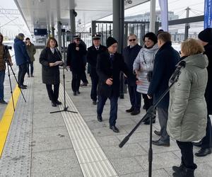 Otwarcie nowej linii kolejowej do lotniska w Pyrzowicach