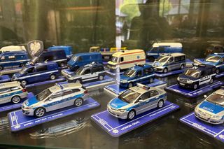 Miniaturowe samochody w Miasteczku Galicyjskim w Nowym Sączu