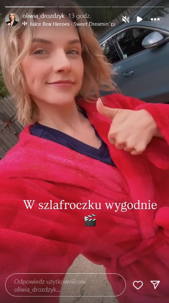 Barwy szczęścia na planie. Janka (Oliwia Drożdżyk)