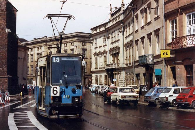 Kraków na archiwalnych zdjęciach z lat 90.