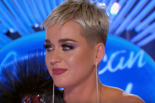 Katy Perry płacze w Idolu