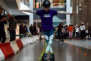 Zawody Amatorskiej Ligi Slalomowej w Galerii Warmińskiej