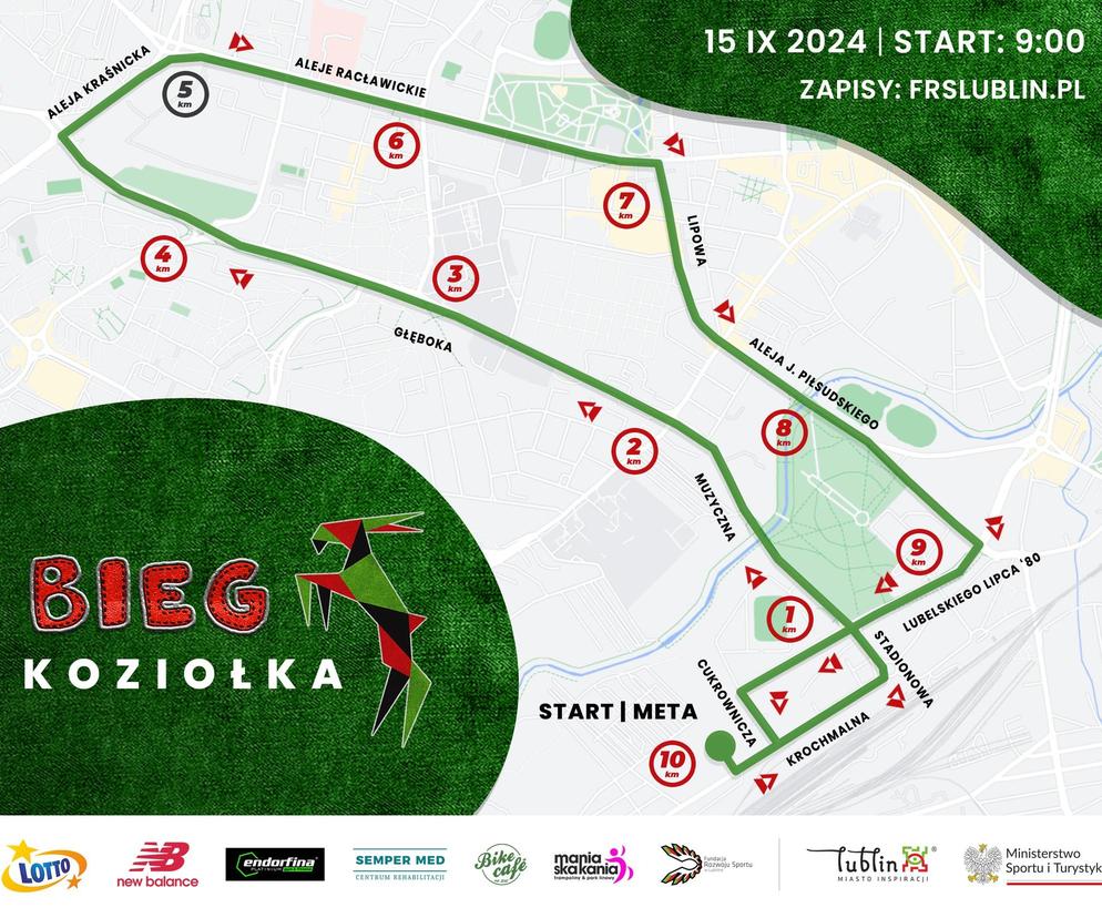 Trasa Biegu Koziołka 2025