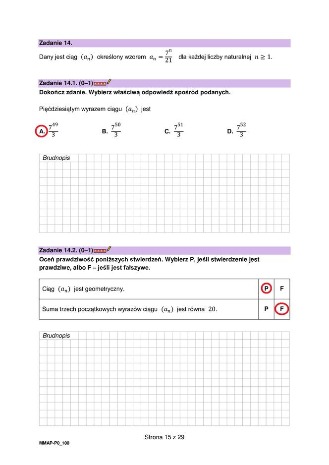 Matura próbna 2023: Matematyka. Oficjalne odpowiedzi CKE