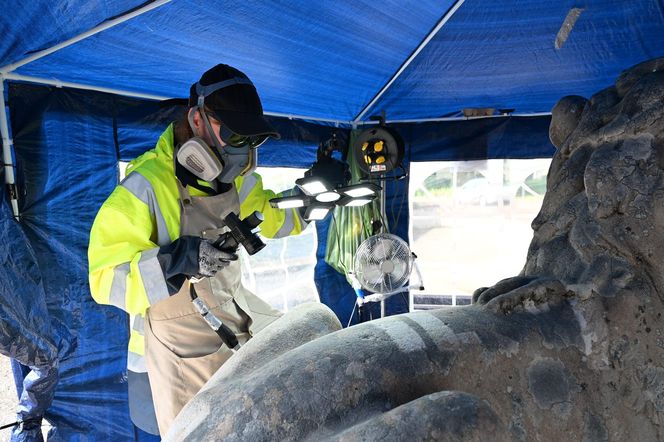 Renowacja koszalińskich lwów