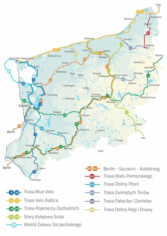 Trasa rowerowa połączy Berlin, Szczecin i Kołobrzeg