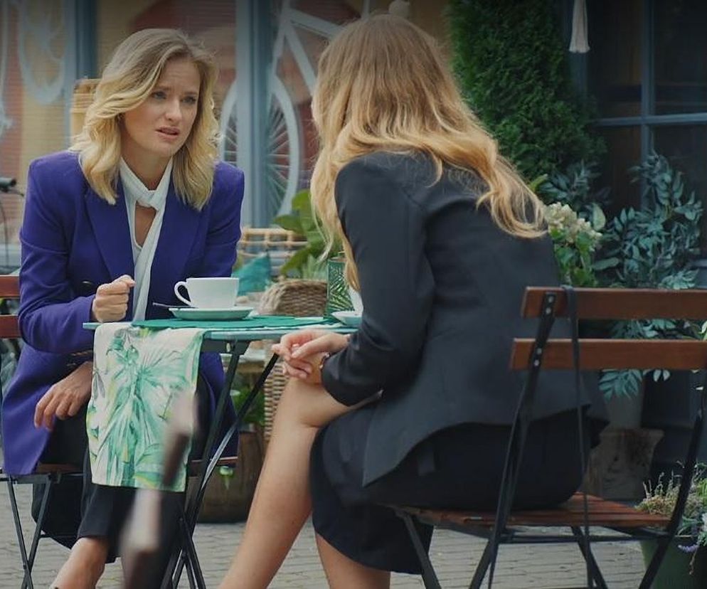 	M jak miłość odc. 1779. Julia Malicka (Marta Chodorowska), Sylwia (Hanna Turnau)