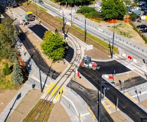 Tramwaj na Stegny w Warszawie w przeddzień otwarcia
