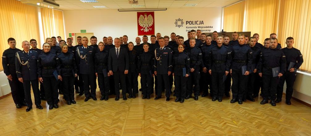 Nowi policjanci w Bydgoszczy i regionie! Ślubowanie złożyło 47 funkcjonariuszy [ZDJĘCIA]