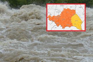 Gwałtownie rosną stany wody po ulewach na południu Polski. IMGW wydał ostrzeżenie
