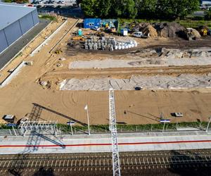 Budowa miejskiej części przystanku Szczecińskiej Kolei Metropolitalnej Stołczyn (Glinki)