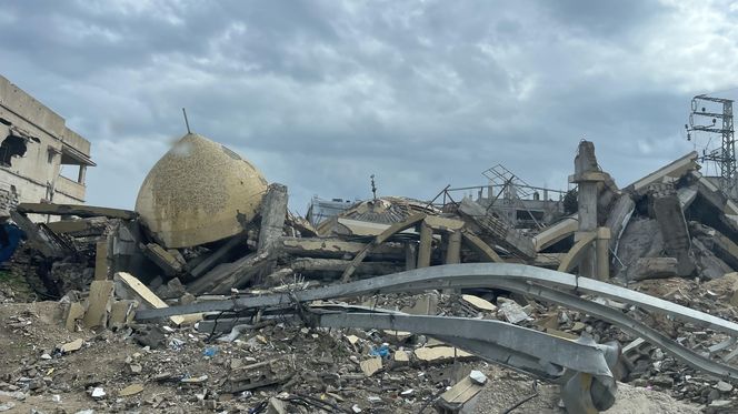 Gaza. Zbombardowany meczet