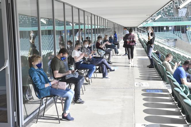 Ruszyły szczepienia na stadionie Legii