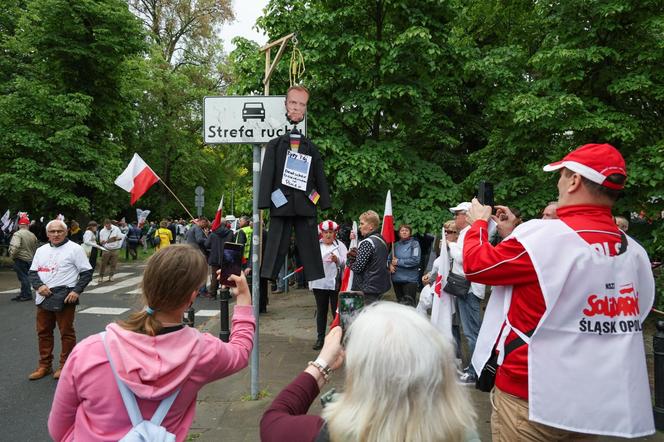 Protest w Warszawie