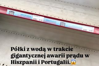 Brak prądu w Hiszpanii