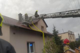 Piorun uderzył w dom jednorodzinny w Dąbczu