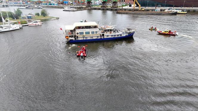 Ćwiczenia na Odrze przed finałem The Tall Ships Races 2024