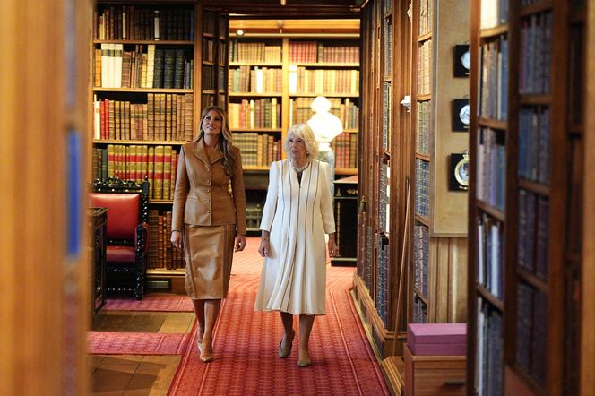 Pierwsza Dama USA w Windsorze spotkała się z królową Kamilą i księżną Kate