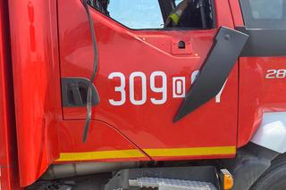 Wypadek wozu strażackiego OSP Dąbrowa