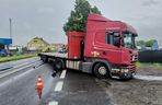 Wypadek na DW 309 koło Leszna. Zderzyły się dwa samochody