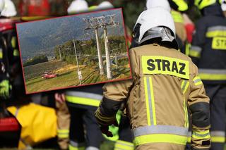 Poważna awaria w Ustroniu. Turyści uwięzieni na kolejce linowej na Czantorię