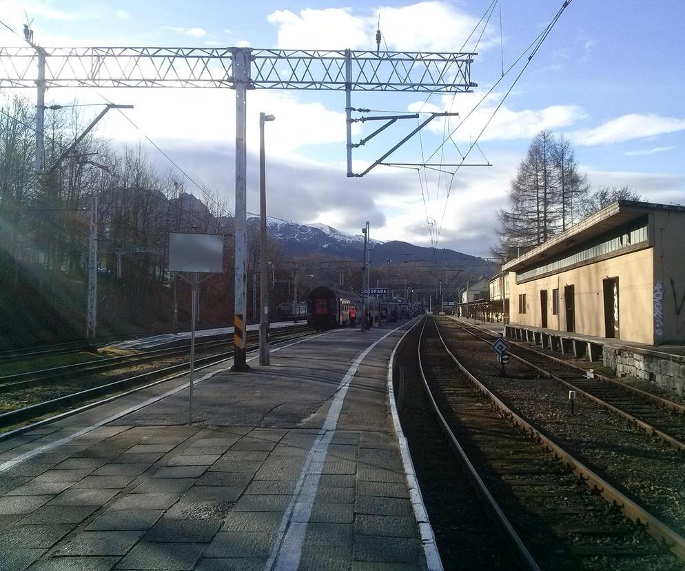 Dworzej kolejowy w Zakopanem przed remontem
