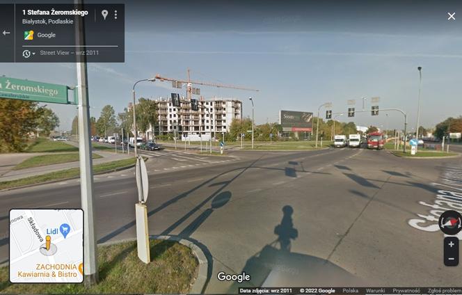 Białystok w 2011 roku na zdjęciach z Google Maps