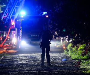 Pożar budynku przy ul. Krańcowej